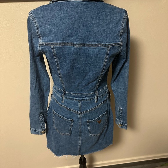 GUESS DENIM DRESS XS - Picture 3 of 16